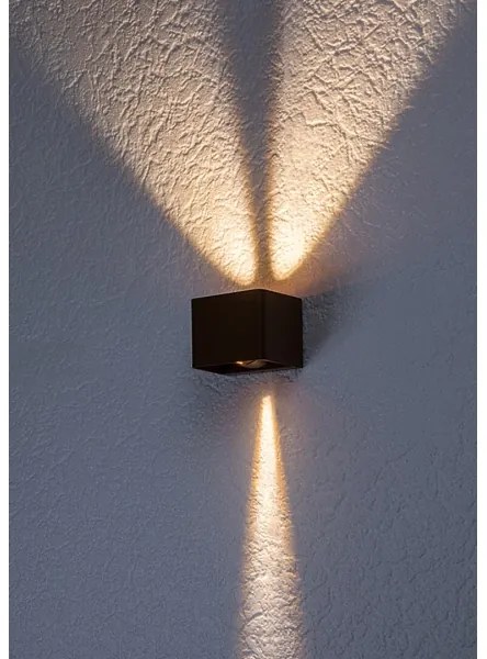 Rabalux 77169 - LED Kültéri fali lámpa HALLSTATT LED/10W/230V IP54 barna