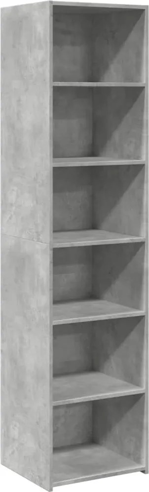 vidaXL betonszürke szerelt fa magasszekrény 45 x 41 x 185