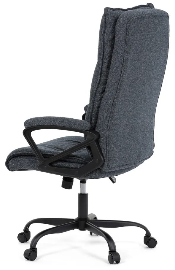 Scaun pivotant de birou confortabil, din țesătură, de culoare gri închis. KA-Y348