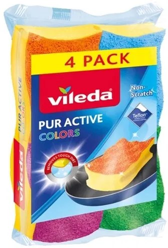 Vileda PUR active Colors szivacs 3+1 ks