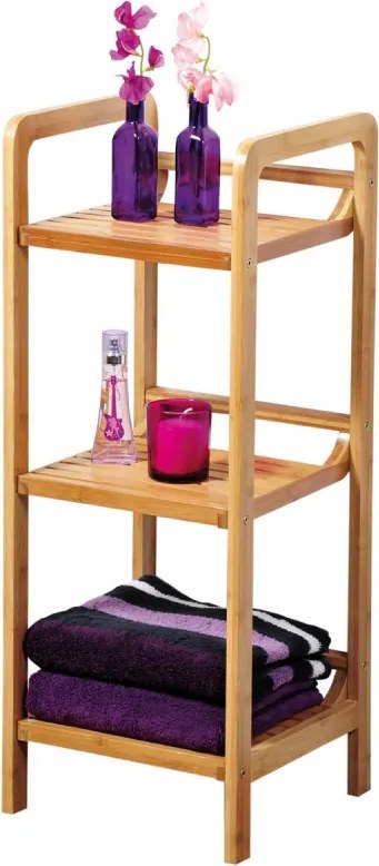 Polctartó, bambusz téglalap