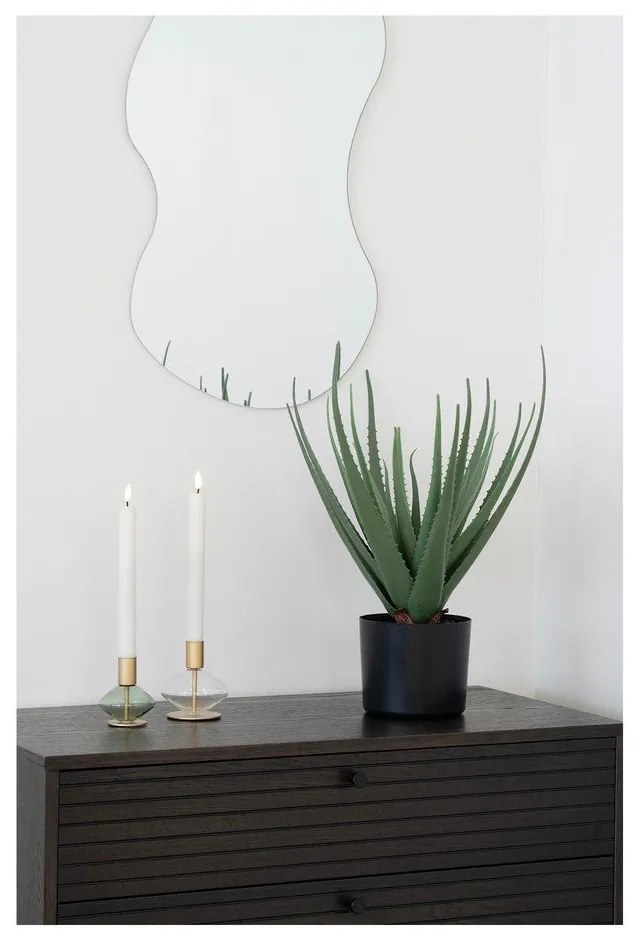 Üveg gyertyatartó készlet 2 db-os – House Nordic