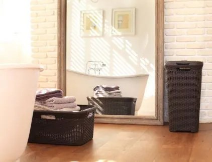 Curver Style szennyestartó kosár 40L sötétbarna