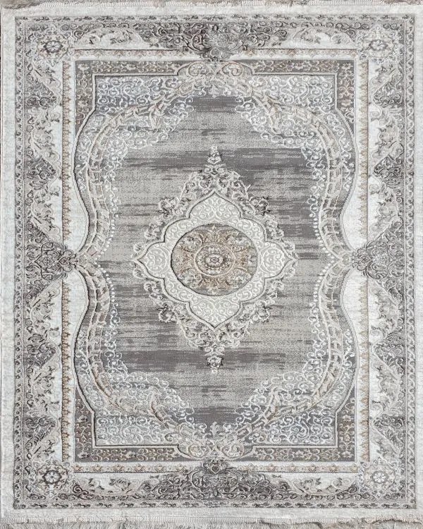 SZŐNYEG LUXESS RÖVID BOLYHOS SZÜRKE 10137A Méretek: 120 x170