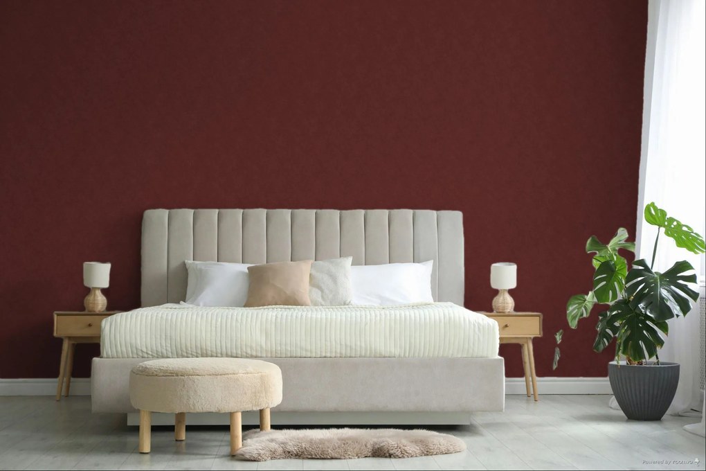 Zambaiti Parati Casa Chic Unito10 bordó egyszínű vlies tapéta – Z20139