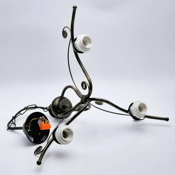 Csillár láncon RETRO II 3xE27/60W/230V