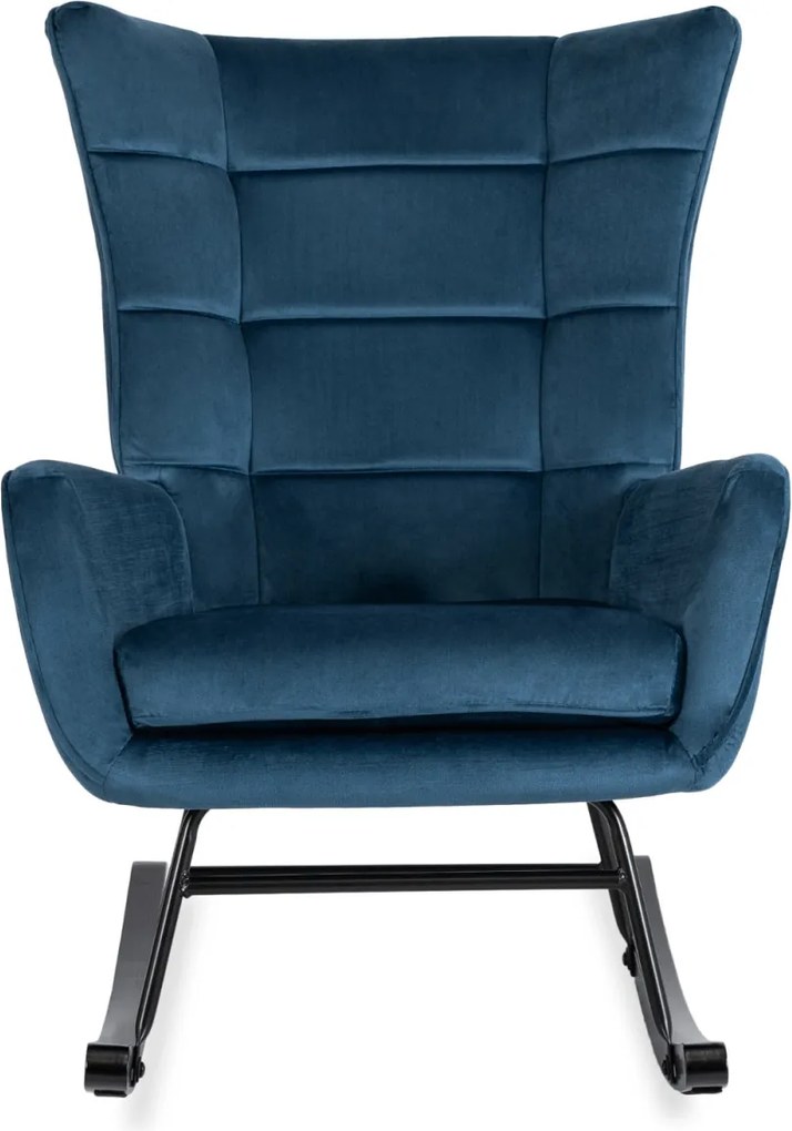 Hintafotel sötétkék bársony kárpittal – JACKSON