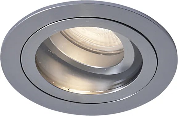 Modern, állítható, süllyesztett spotlámpa fegyverszürke színben, IP44 - Chuck