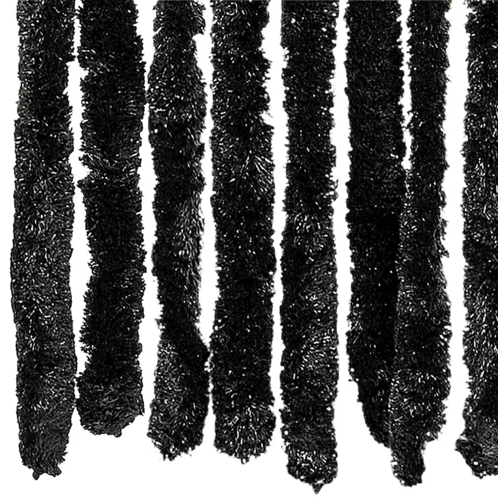 antracitszürke zsenília rovarfüggöny 100 x 200 cm