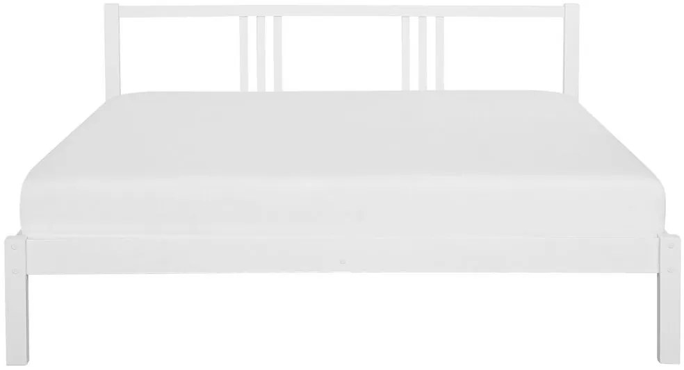 Franciaágy 180 cm VALLES (ágyráccsal) (fehér). 1007550