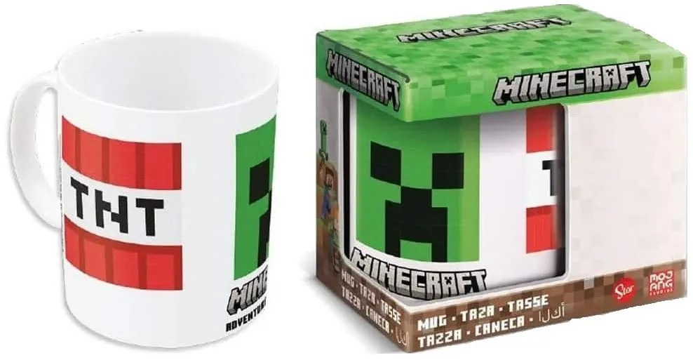 Minecraft Adaptation porcelán bögre 325 ml (11 oz) Díszdobozban