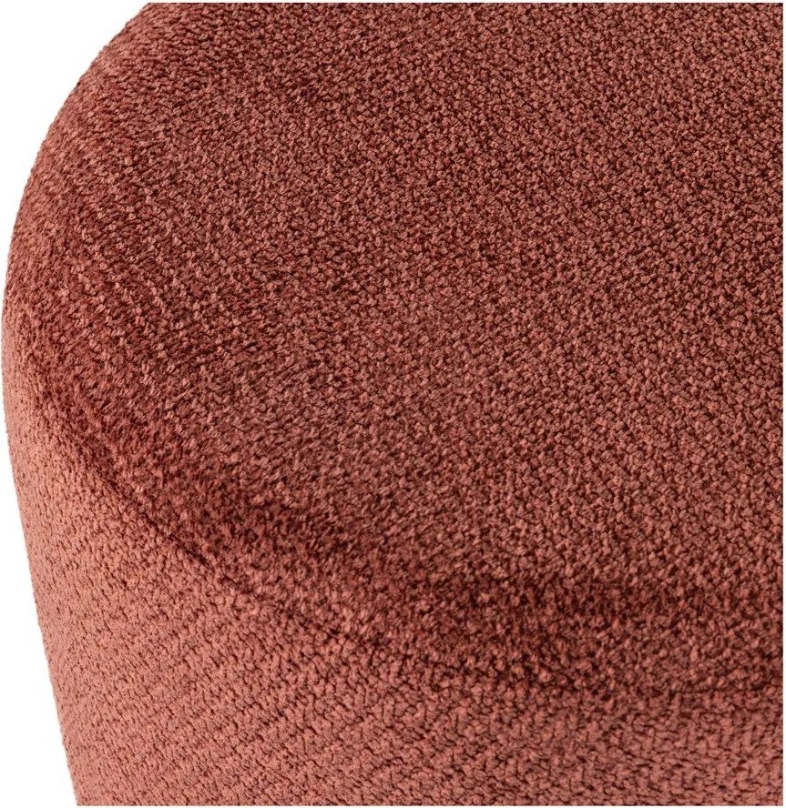 Piros buklé puff Islen – WOOOD