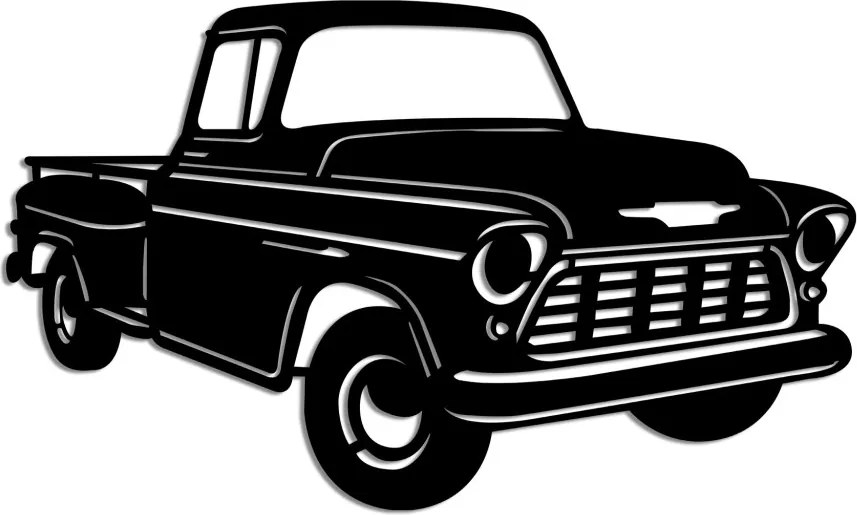 Chevy fém fali dekoráció, 60×36 cm