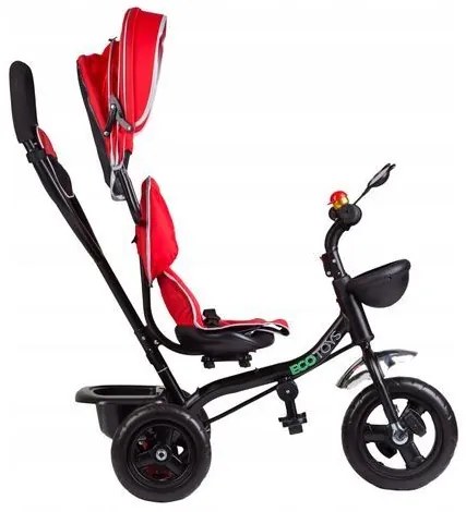Gyermek tricikli forgó üléssel Smart Trike RED