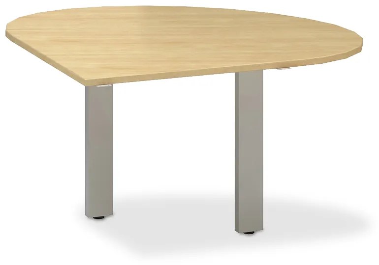 Irodai íróasztal 120 x 120 cm, ProOffice C, jobb, vadkörte