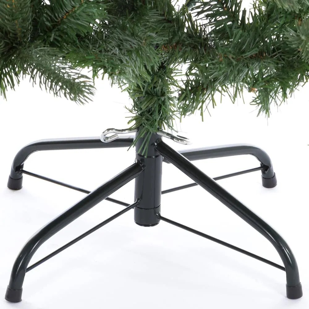 Casaria® Műkarácsonyfa 140 cm + állvány