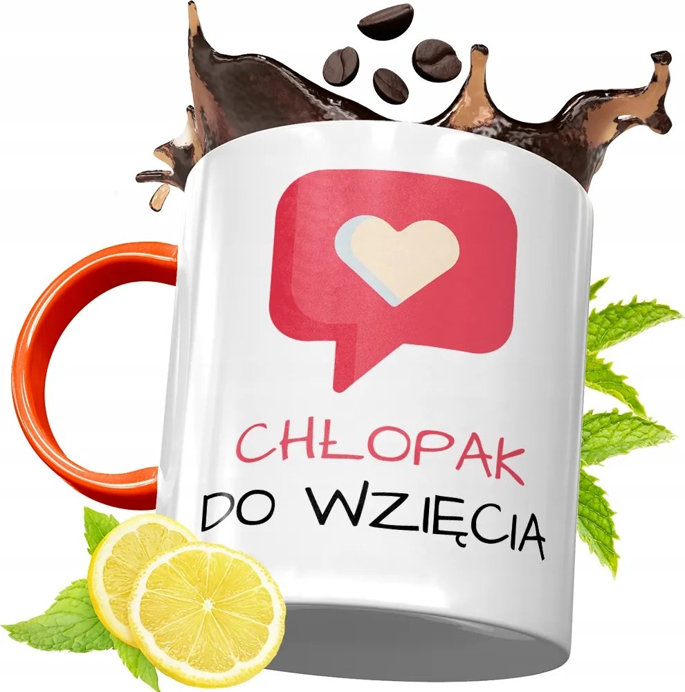 Narancssárga Bögre Fiúnak Tökéletes Ajándék fényképes nyomattal