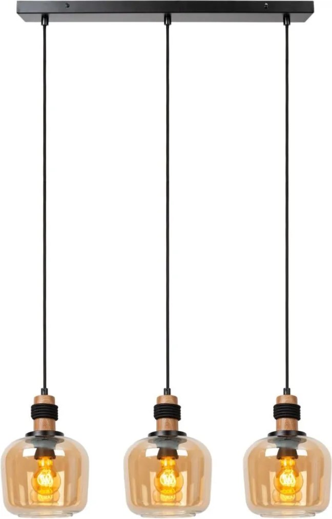 Lucide ILONA 45408/03/62 Függőlámpa 3x40w/e27 ip20