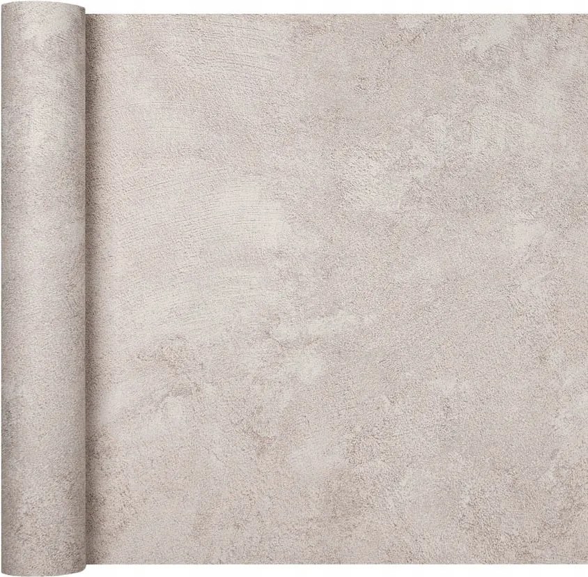 Tapéta Mosható beton Dörzsölt vakolat világos barna