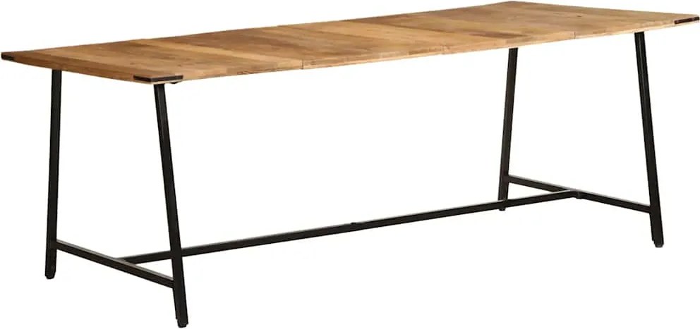 vidaXL tömör mangófa étkezőasztal 200 x 100 x 75 cm
