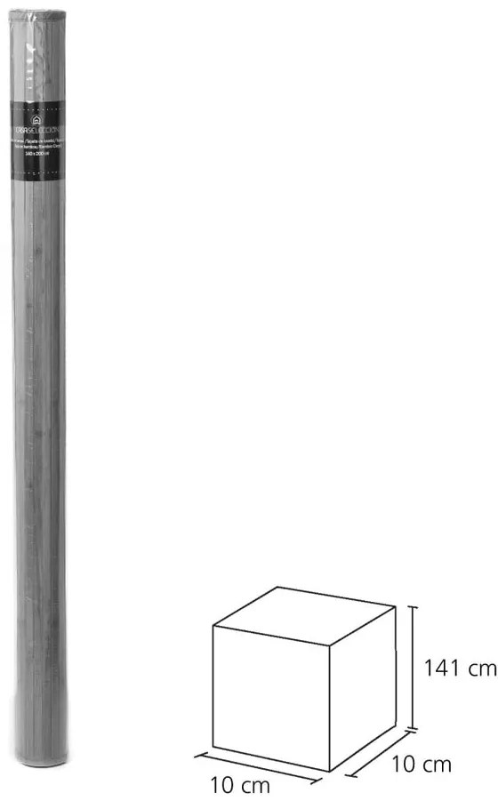 Zöld-szürke bambusz szőnyeg 140x200 cm – Casa Selección