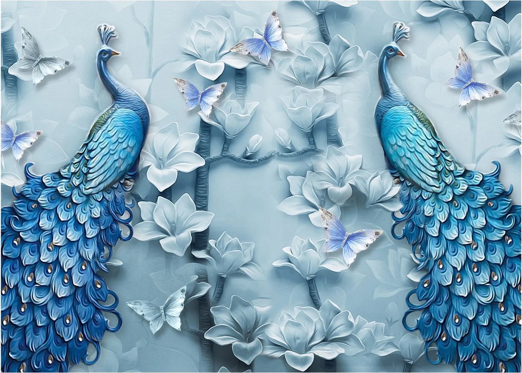 Pávák képe (70x50 cm)