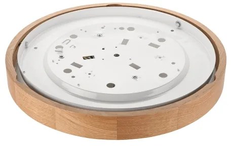 Mennyezeti lámpa OAK SLIM 2xE27/60W/230V tölgy átm. 37 cm