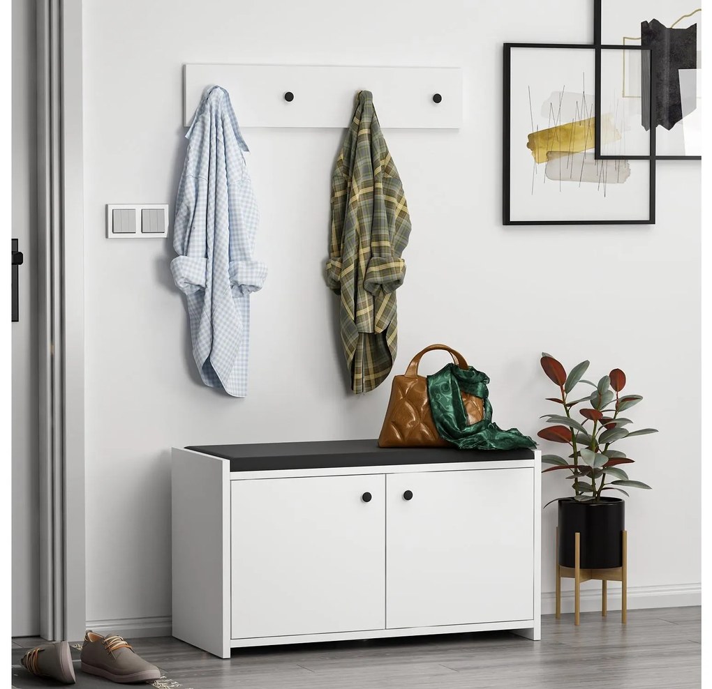 Előszoba szett Zorro (fehér). Akció -28%. 1089010