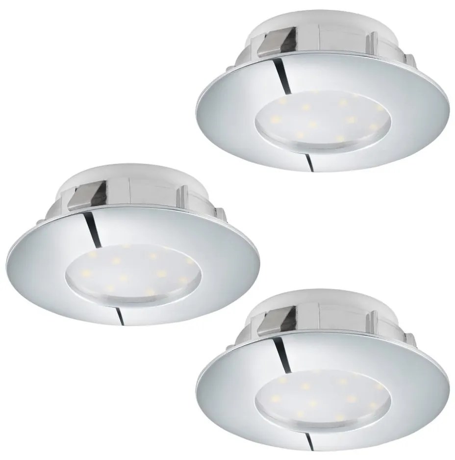 Eglo 95822 - SET 3x LED Beépíthető lámpa PINEDA 1xLED/4,9W/230V