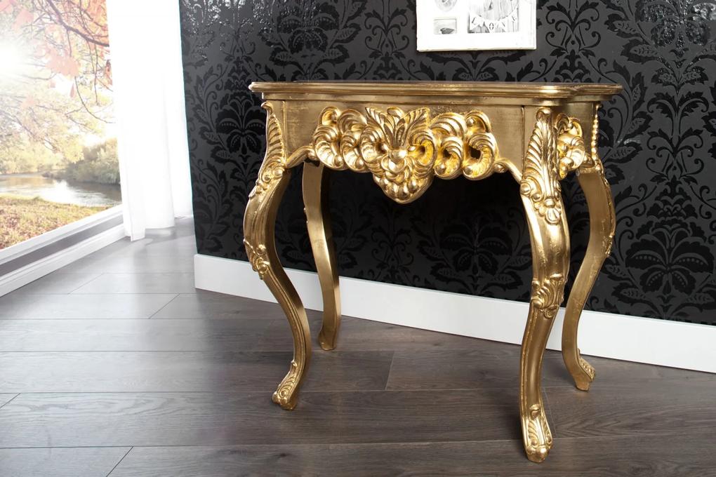 VENICE modern konzolasztal 85 cm - arany