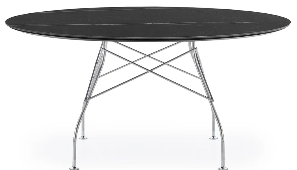 GLOSSY XXL étkezőasztal, többféle változatban - Kartell szín: Természetes tundra / fekete