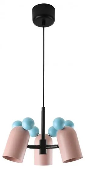 Lámpa Mennyezeti lámpatest MOUSE II, 2677, max.250V, 50/60Hz, 3*E27, max.25 W, IP20, átmérő 30 cm, rózsaszín