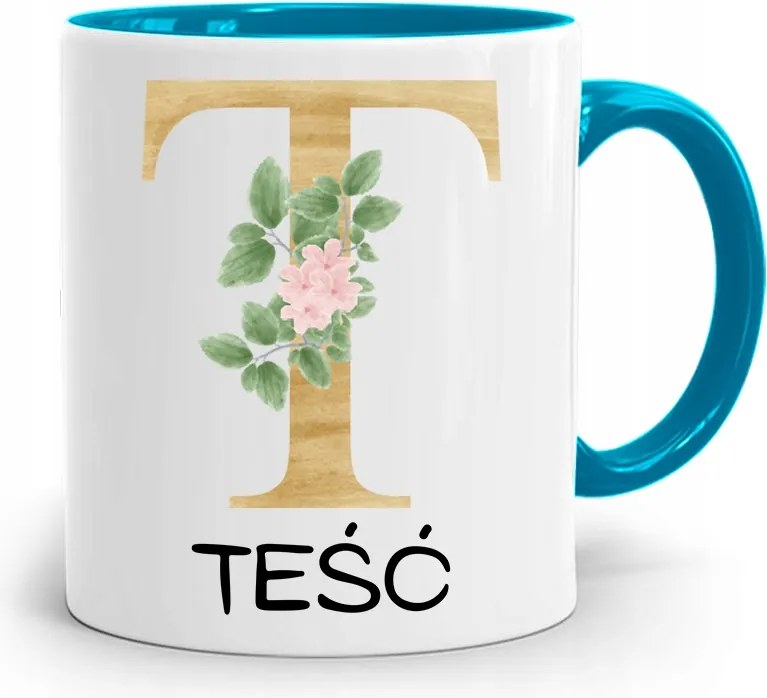 Kék Bögre Ajándék Apósnak fényképes nyomattal