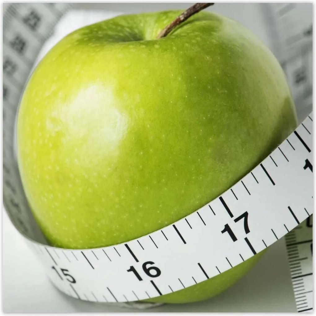 Poszterek 100x100 Zöld alma