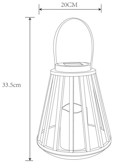 Globo 36654 - LED Napelemes lámpa SOLAR LED/0,06W/3V 3200K IP44