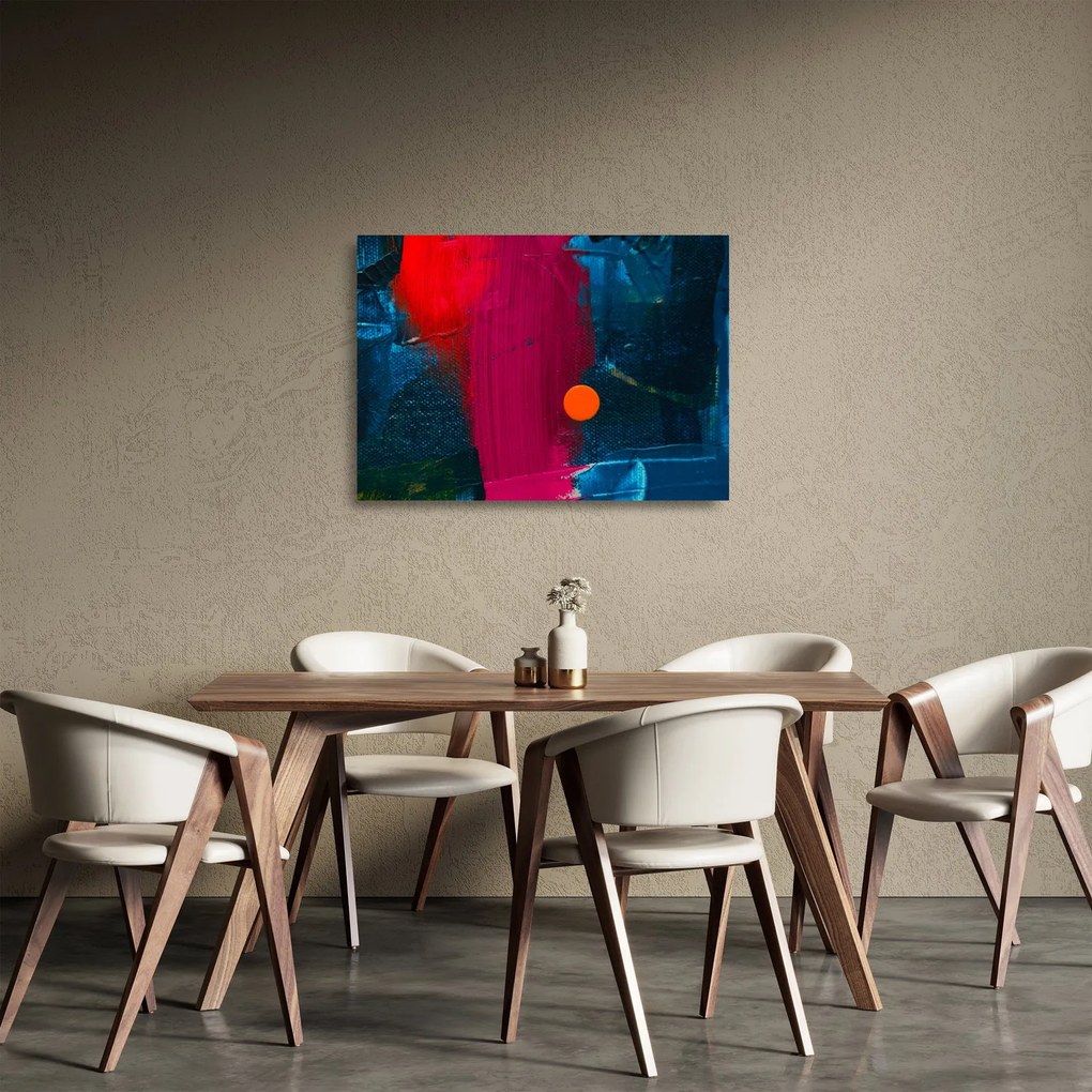 Színek képe (üvegen) (70x50 cm)