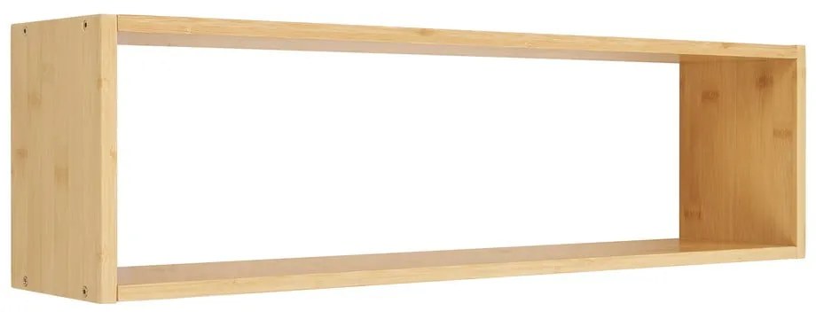 Natúr színű többszintes bambusz fali polc 70 cm Ember – House Nordic