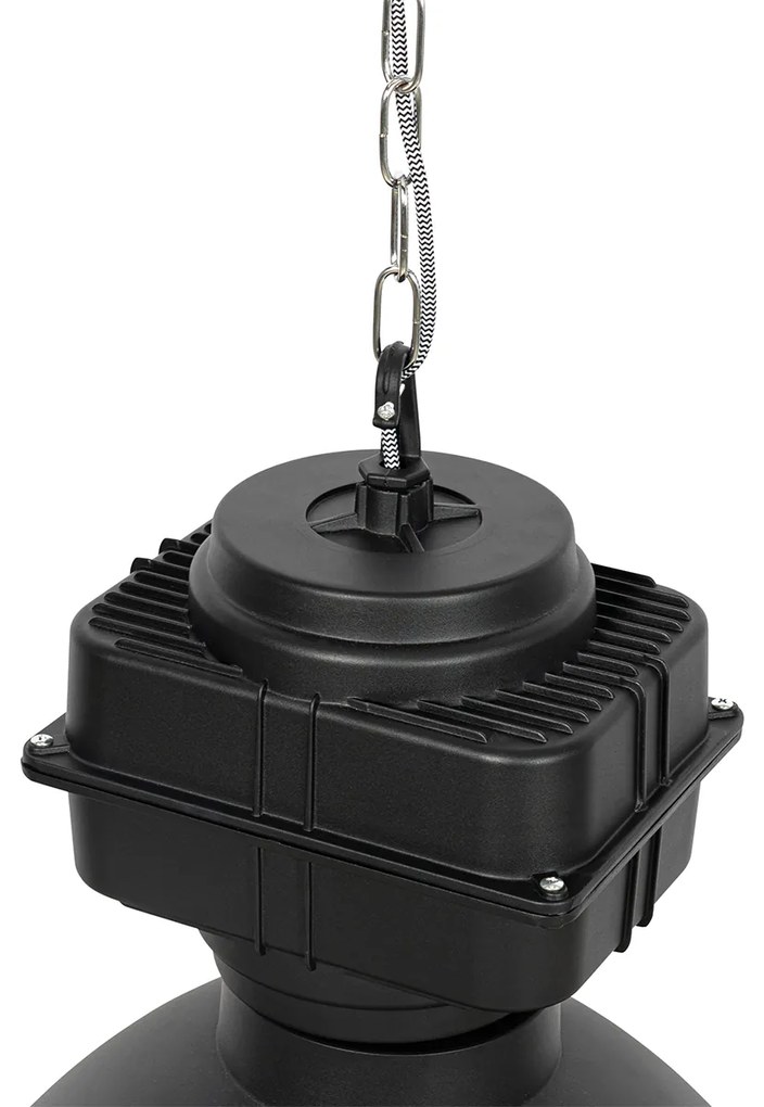 Ipari lógólámpa fekete 53,5 cm - Sicko