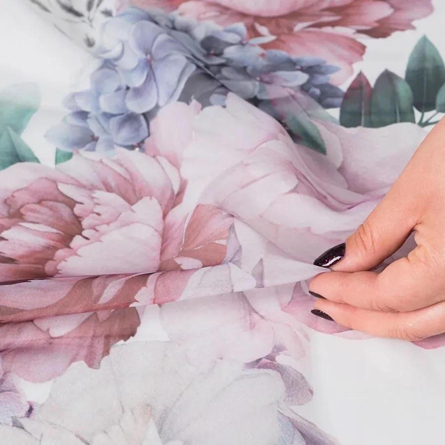 Peoni Függöny ólommal Prémium fátyol 160cm magas