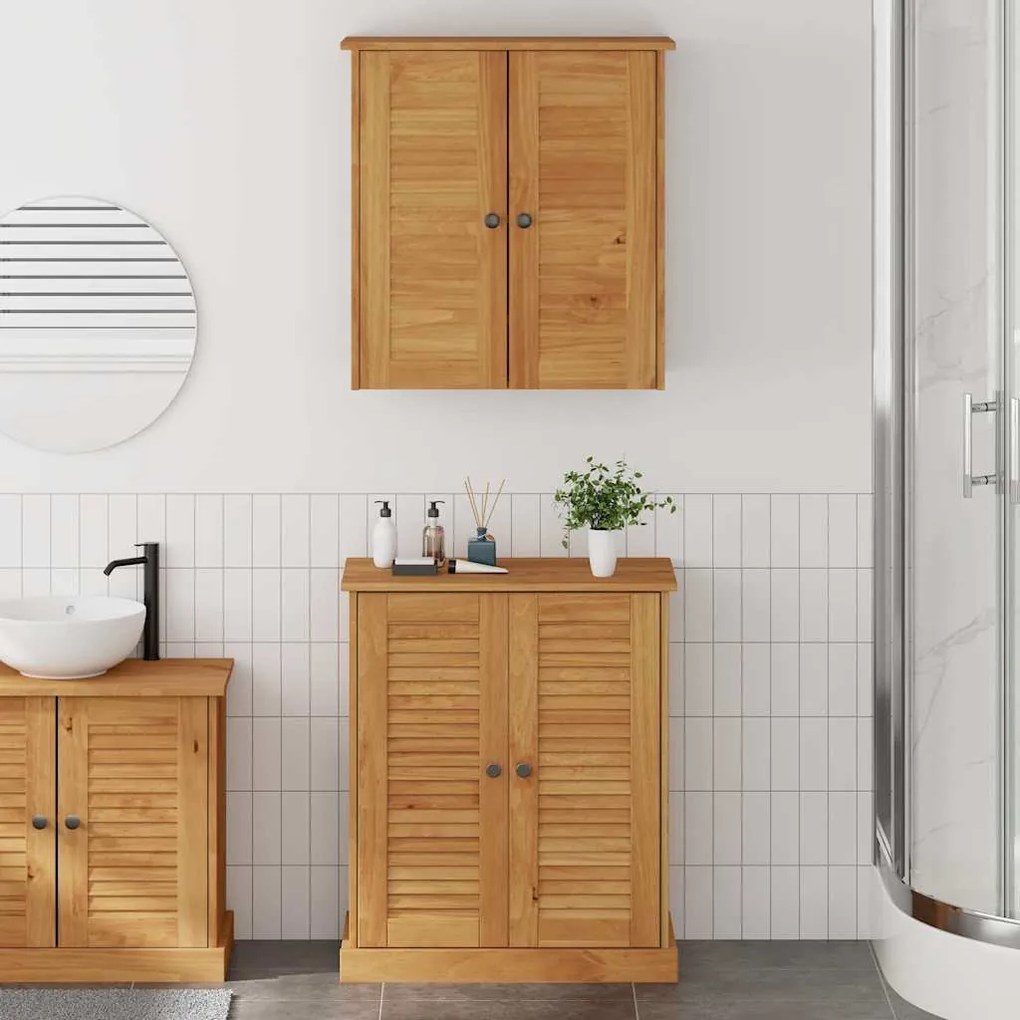 Fürdőszoba bútor szett VIGO 2 pcs Barna 67.5 x 34 x 80 cm