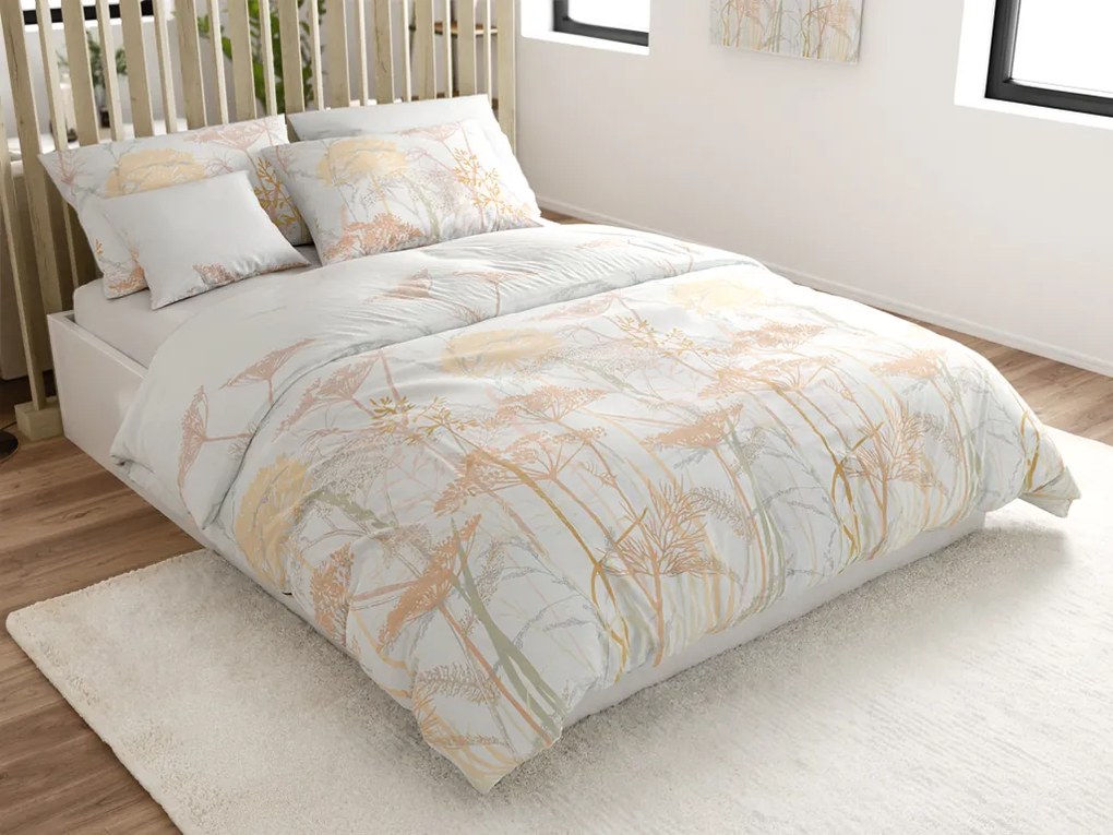 Renforcé pamut ágyneműhuzat CARAWAY krémszínű Ágyneműhuzat mérete: 70 x 90 cm | 140 x 200 cm