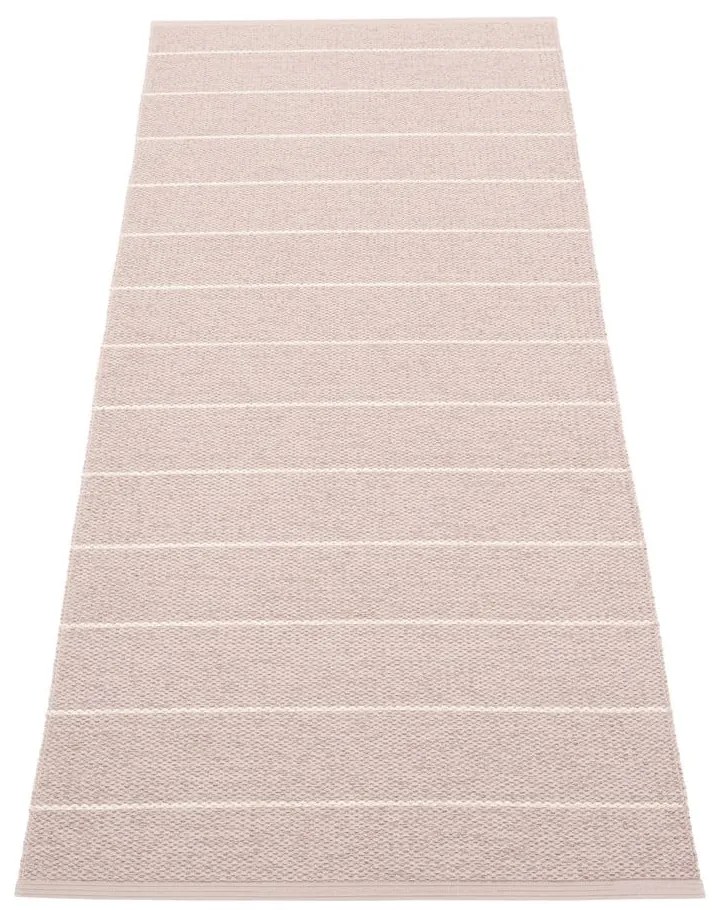 Világos rózsaszín kültéri-beltéri futószőnyeg 70x180 cm Carl Pale Rose – Pappelina
