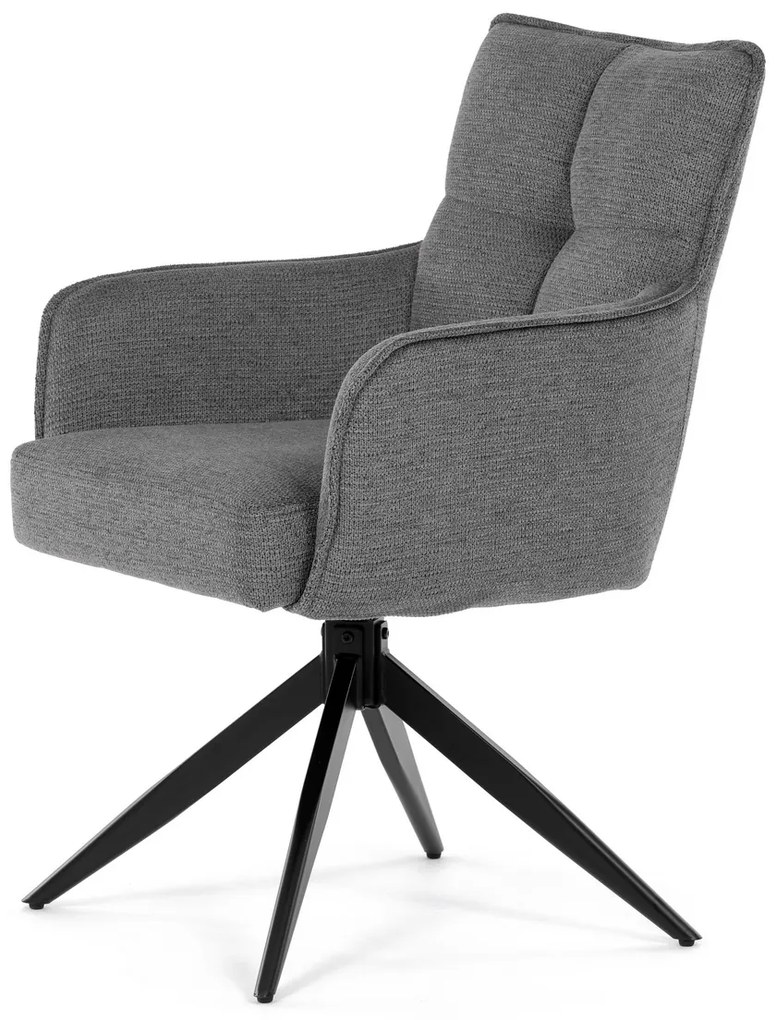 Étkezőszék-készlet visszahúzható mechanizmussalDCH-P3170 GREY2, 2 db