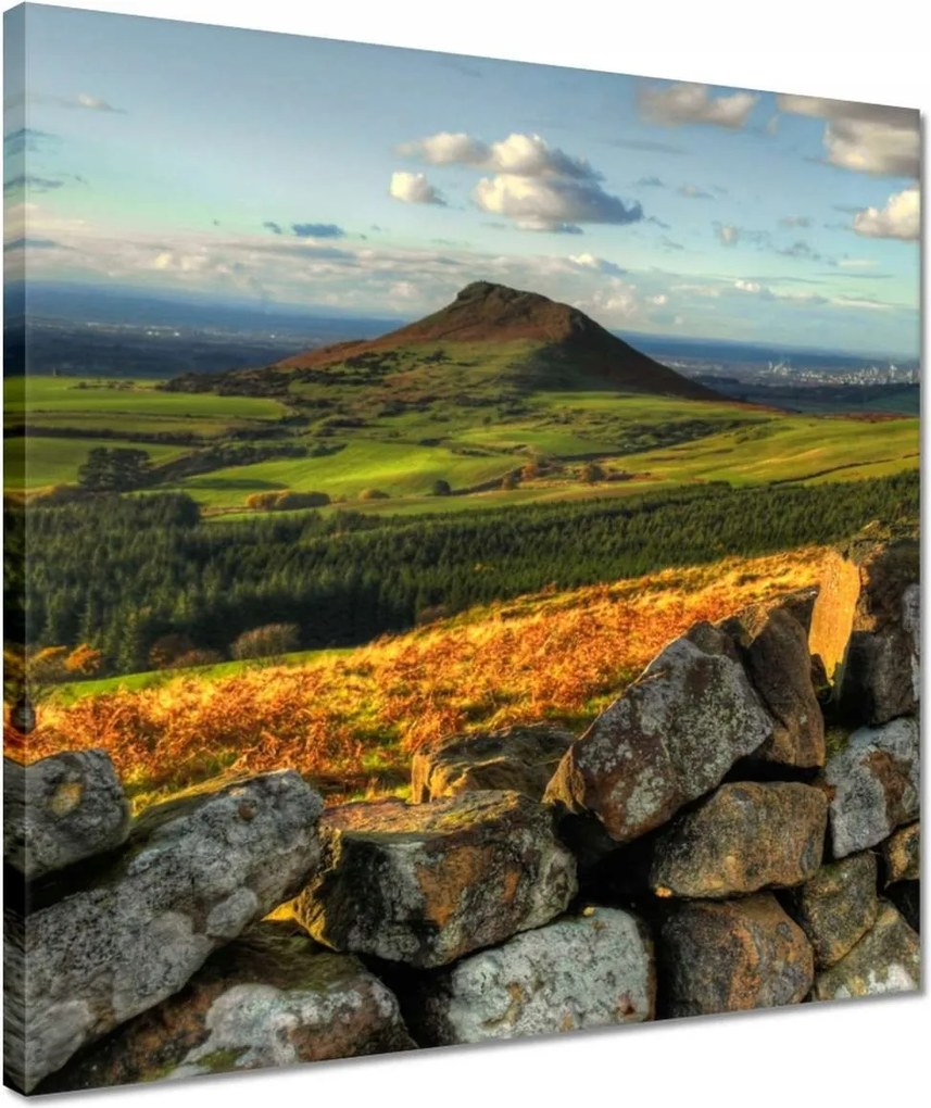 Vászonkép 40x40 Hegyi sziklák