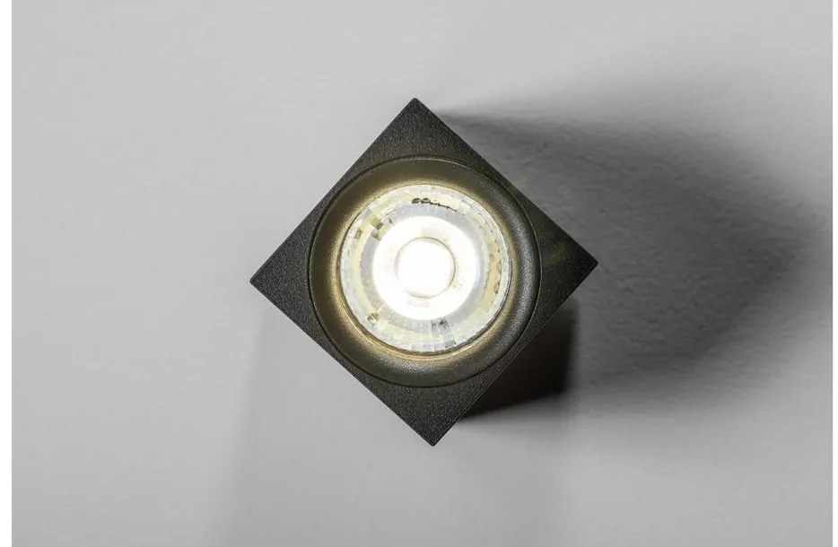 Lámpa Mennyezeti lámpatest TIPO, alum, 60x60x100, IP20, max 50W, kwad. Fekete