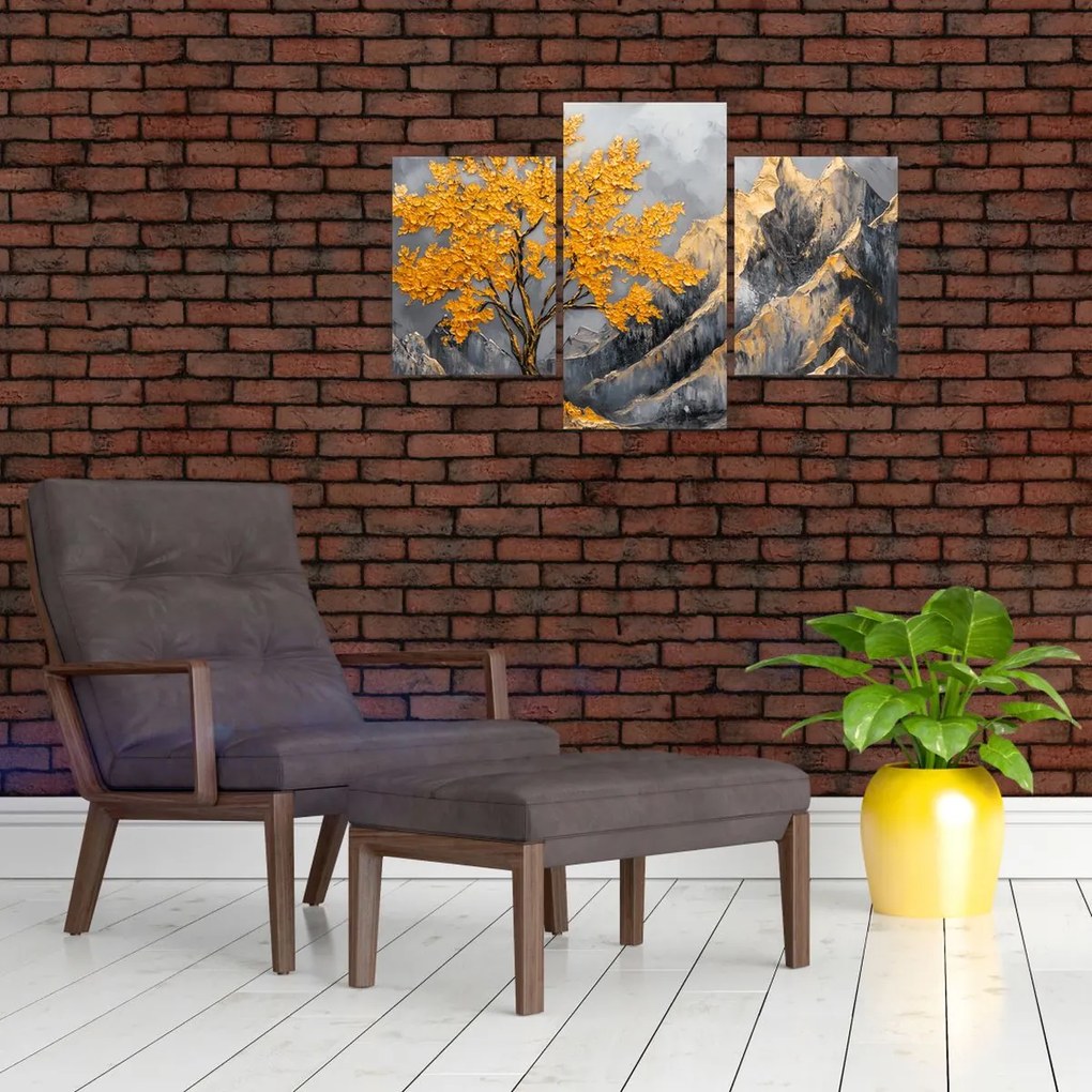 Kép – Arany fa a hegyekben (90x60 cm)