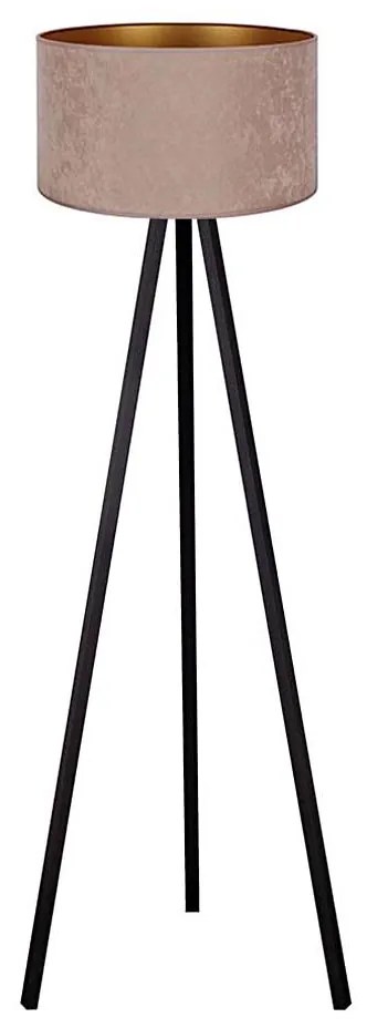 Brilagi - Állólámpa VELVET 1xE27/60W/230V wenge/beige