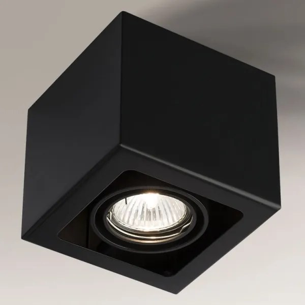 Shilo 1135 - Spotlámpa AWA 1xGU10/15W/230V fekete