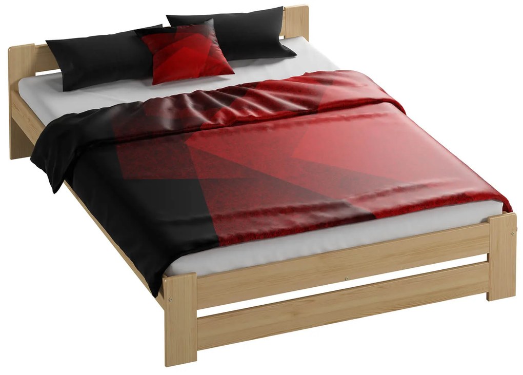 Fa ágy 120x200 Euro fenyő