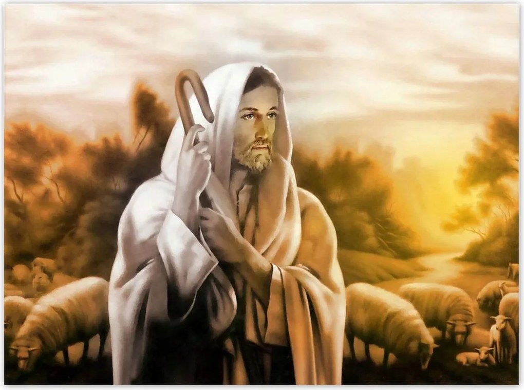 Poszterek 135x100 Jézus a jó pásztor